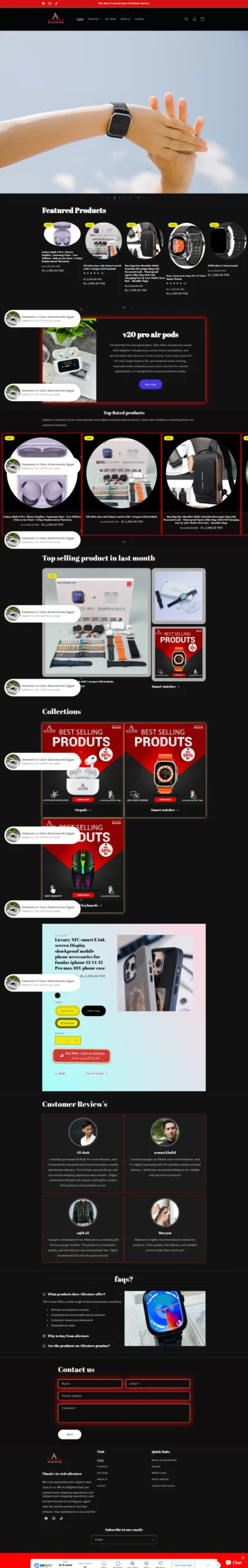 Ecommercewebsite full view